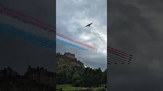 Edinburgh Red Arrows Flypast 2025