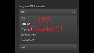 How to Display the in-game FPS Counter Dont need any program!!!