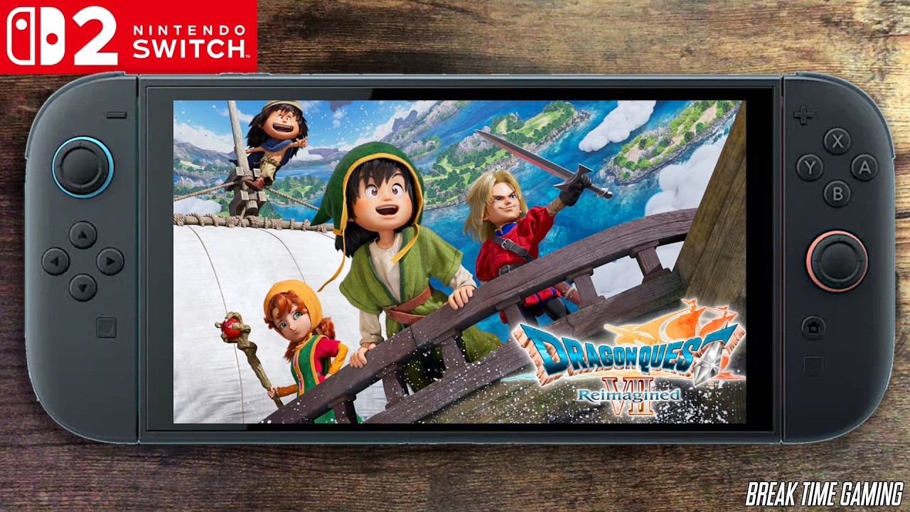 Dragon Quest 7 Reimagined Nintendo Switch 2 Gameplay