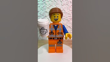 3d printed Lego Movie Emmet #lego #legomovie #emmet #3dprinting #bambulab #fyp #3d