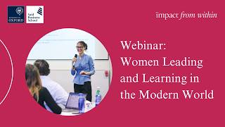IWD webinar Women Leading and Learning in the Modern World