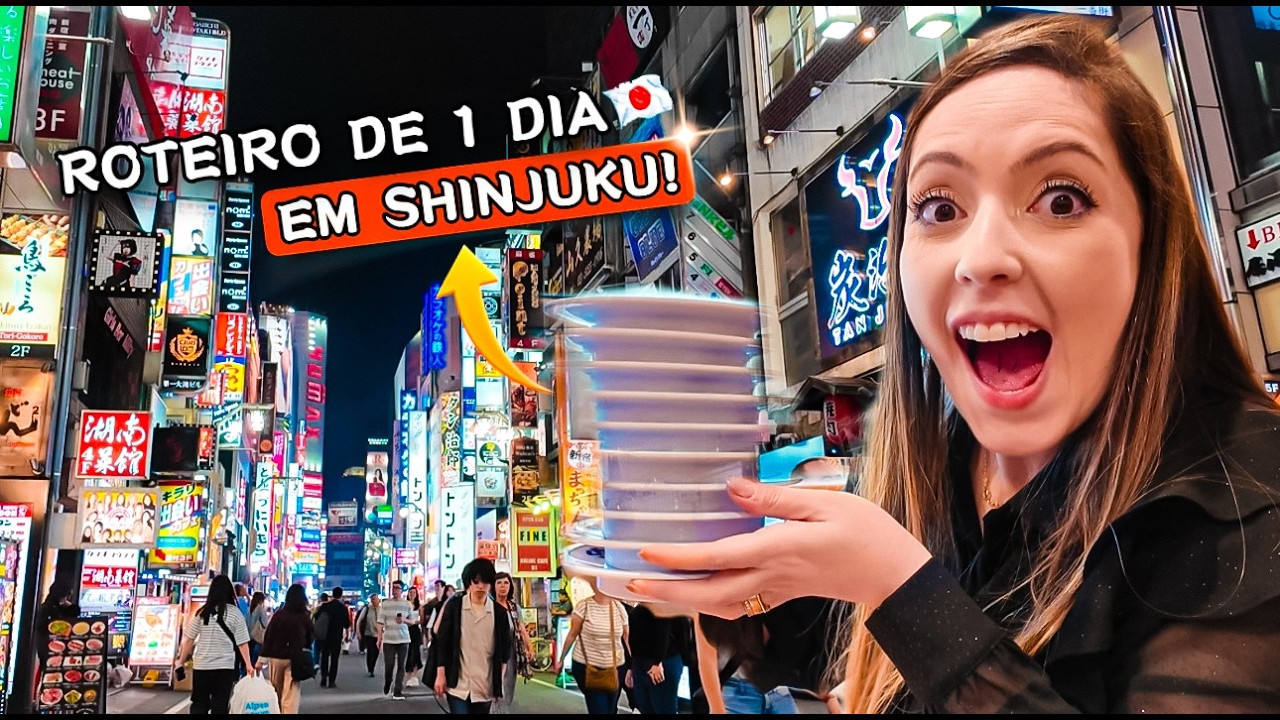 O QUE FAZER EM 1 DIA EM SHINJUKU, TOKYO - JAPÃO!