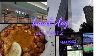 CLT VLOG PART 2 | TATTOOZ AND BOOZ | HOOKAH LOUNGE | UPTOWN CLT !!! 🚗