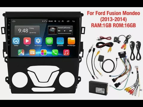 2013 Ford Fusion Q/A on the 10" touchscreen Android radio - YouTube