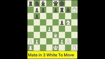 Chess Puzzle-585. Find Checkmate in 3 Moves For White #chess #chesscom #checkmateinthree #chesspuzzl