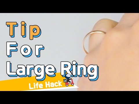 Tip for large ring | sharehows