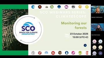ClimateSCOpe webinar: monitoring our forests