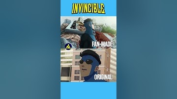 INVINCIBLE - Who Did it Better? Original Animation vs Fan-Made. #imagecomics #invincible #amazon