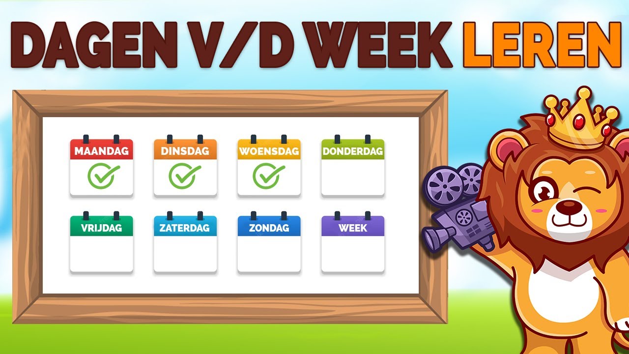 Dagen Van De Week Leren Peuters 📅 | Leer Je Kind Alle Dagen V/D Week