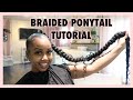 HOW TO: Jumbo Braid Ponytail || Goddess Braid Tutorial