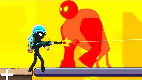 Stickman Zombie shooter - stickman Vs boss vs army 