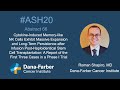 Danafarber cancer institute roman shapiro md ash 2020