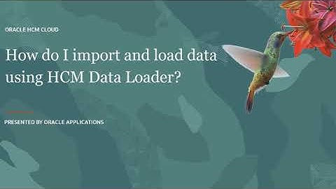 Data Loading | How do I import and load data using HCM Data Loader?