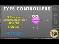 Cinema4d character eyes animation &amp; controllers. Риггинг глаз персонажа.