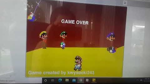 Scratch Mario.exe Game over Part 2