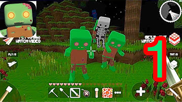 Zombie Craft Dungeons Survival gameplay walkthrough part-1 (iOS, android)