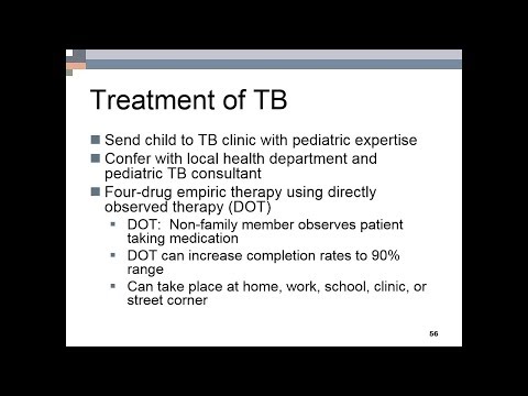 Video: Sådan Behandles Tuberkulose Hos Børn