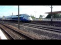 T02-LGV Sud-Est Gare Le Creusot-Montchanin TGV running