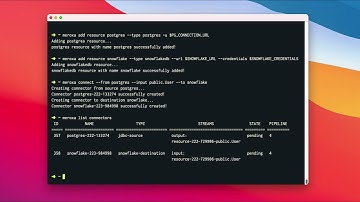 30-second Demo: Sending CDC data from PostgreSQL to Snowflake and Amazon S3