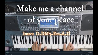 Make Me A Channel Of Your Peace (Prayer of St. Francis)  Chords & Lyrics Holy Mass Songs.