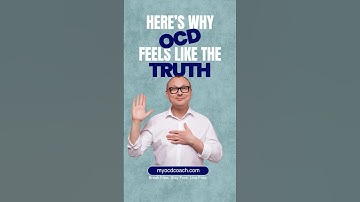 Here’s Why OCD Thoughts Feels Like The Truth #ocd #ocdhelp  #ocdrecovery #rocd #erp #falsecertainty