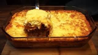 Potato and Minced Beef Moussaka. Delicious and Easy Diner Recipe! (Balkans Recipe)