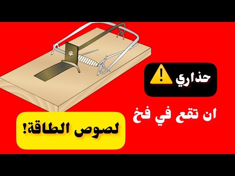 لصوص الطاقة كيف تتعرف عليهم كيف تتعامل معهم 