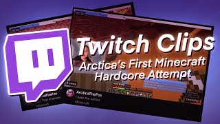 First Ever Minecraft Hardcore Attempt | Twitch Clips