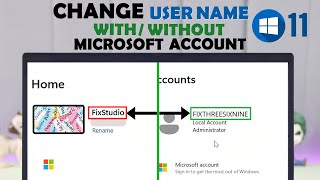 Windows 11: How to Change User Name of Account! [Account Name]