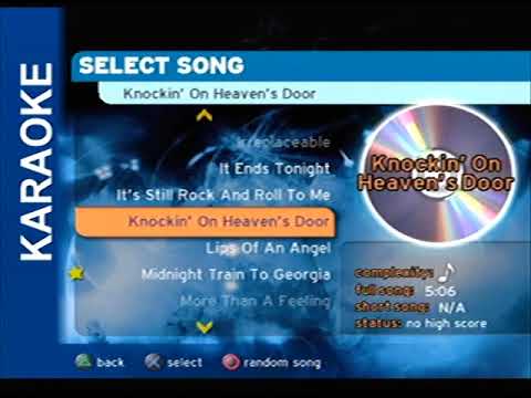 karaoke revolution presents: american idol encore (Full song list)