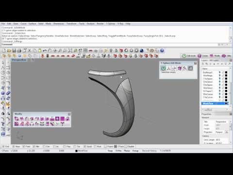 T-Splines training 06 - signet ring