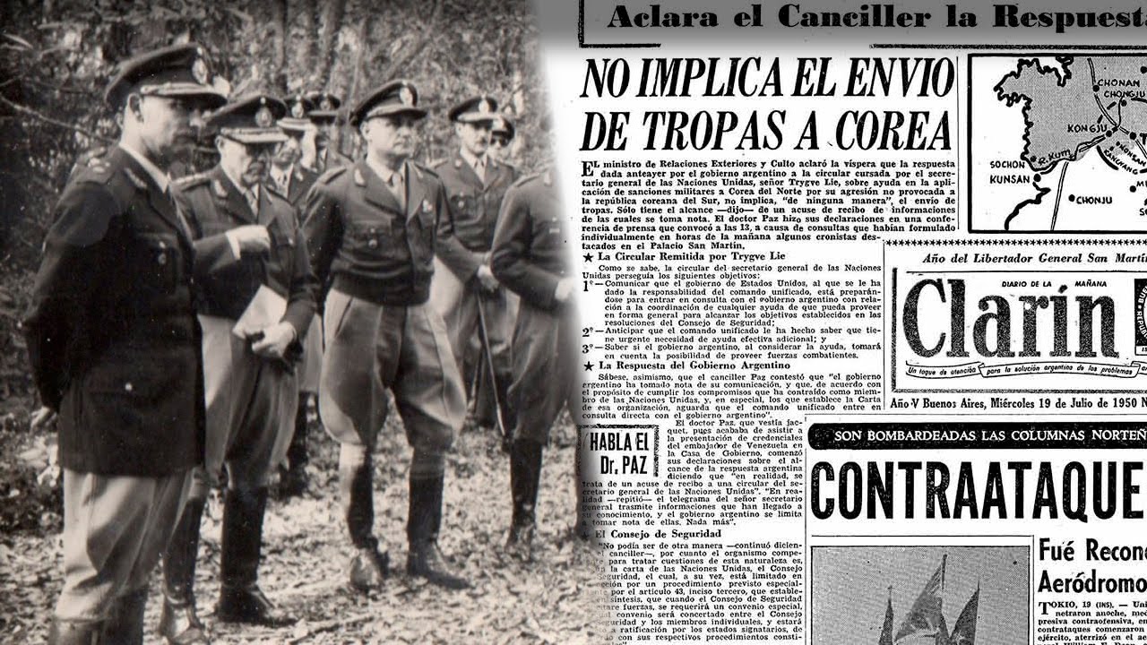 CUANDO ARGENTINA ESTUVO A PUNTO DE IR A LA GUERRA DE COREA