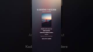 KADERİME TAKILDIM- SÖZ: SÜLEYMAN ALTIN- MÜZİK: SUNO Aİ
