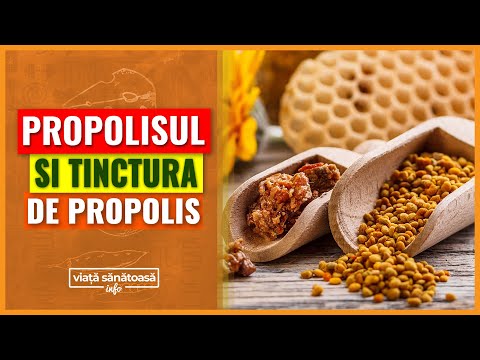 Video: Propolis - Tratament și Utilizare, Proprietăți Medicinale și Benefice Ale Propolisului. Tinctura Propolisului Acasă