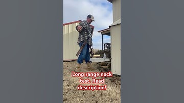 Testing nocks. 111yards. 6 identical arrows . 3 GT, 3 lighted nocks. More in-depth vid to come.