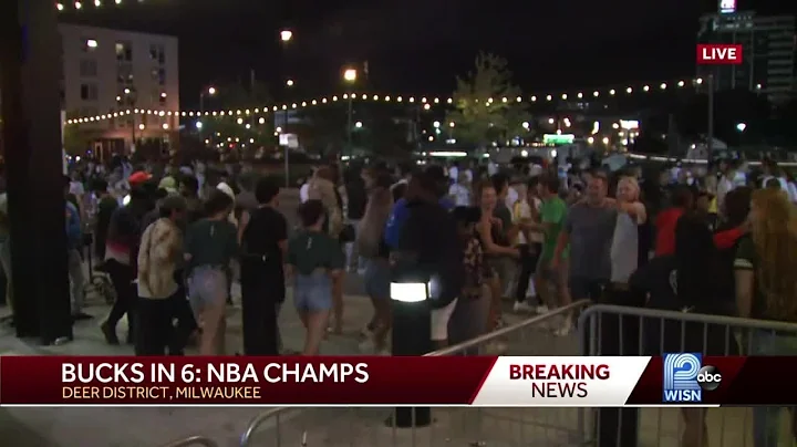 Bucks fans downtown react to Bucks in 6