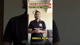 Civil Services Day Offer | Up to 80% OFF on MPPSC Batches | Offer Ending Tomorrow #civilservicesday