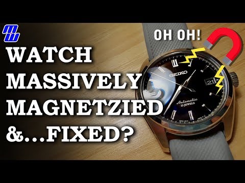 Magnetized Seiko SARB033 Attempt At Being Fixed - Full Process