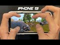 IPHONE 13 HANDCAM IN 2025 🔥/ HD + Extreme PUBG Gaming Test😍/ NEW IOS 18.5 Livik Gameplay!