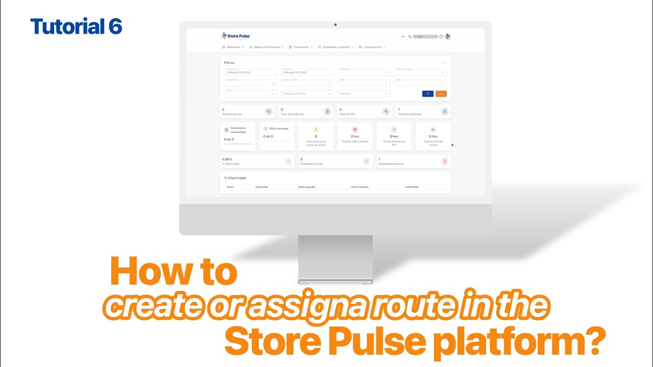 Store Pulse How to create or assign a route in the Store Pulse platform? - YouTube