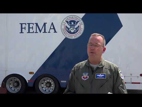 JBSA hosts primary FEMA staging for supplies heading to victims of Harvey