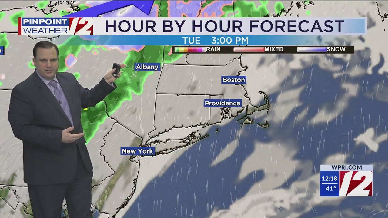 WPRI 12 Weather Forecast for 2/24/25: Mild stretch ahead - YouTube