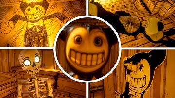 Out Of The Ink Machine: Chapter 2 (Lazarus Day) - Full Gameplay + Ending (BATIM Mod)