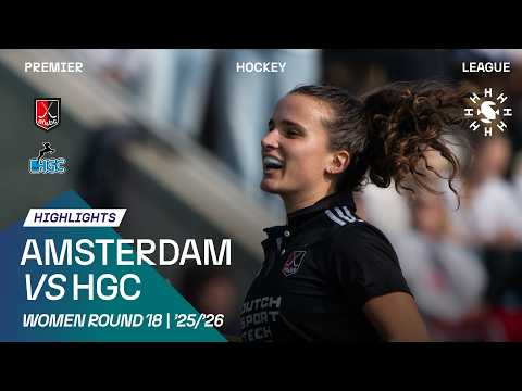 Attacking rhythm returns in the Wagener 💫 AMS – HGC 🏑 Tulp Hoofdklasse Women ‘25/’26 highlights thumbnail