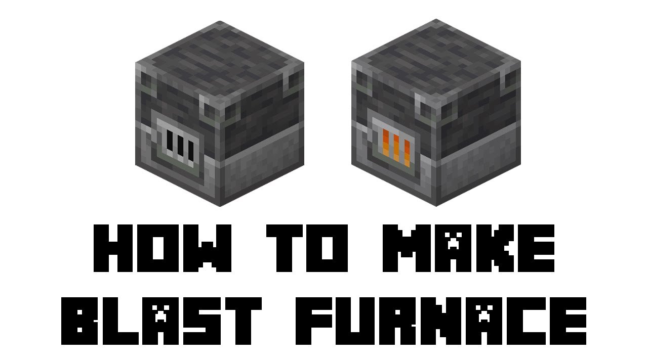 Minecraft Survival How To Make Blast Furnace Youtube