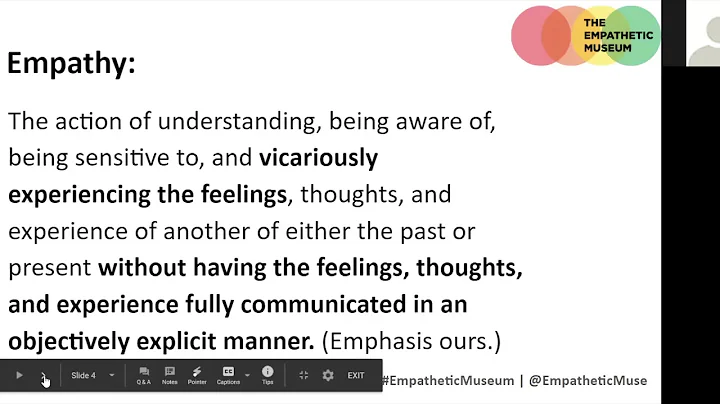 The Museum Group (TMG) Online Conversation #4 Empa...