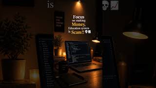 Focus on making money 💸Not collecting degrees 🎓System is broken… wake up 💀📈