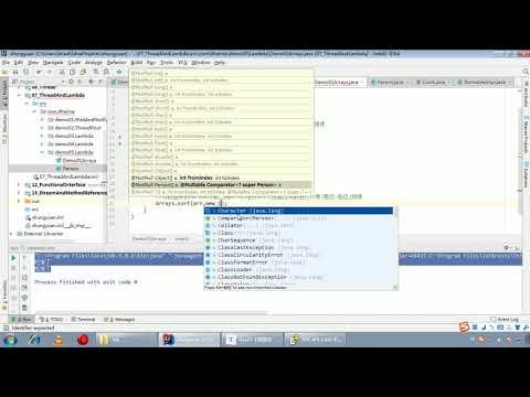 Java语法 334 Lambda表达式有参数有返回值的