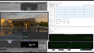 AMD Ryzen 7 1800X benchmark - Blender 3D Rendering Barcelona Pavillion Scene
