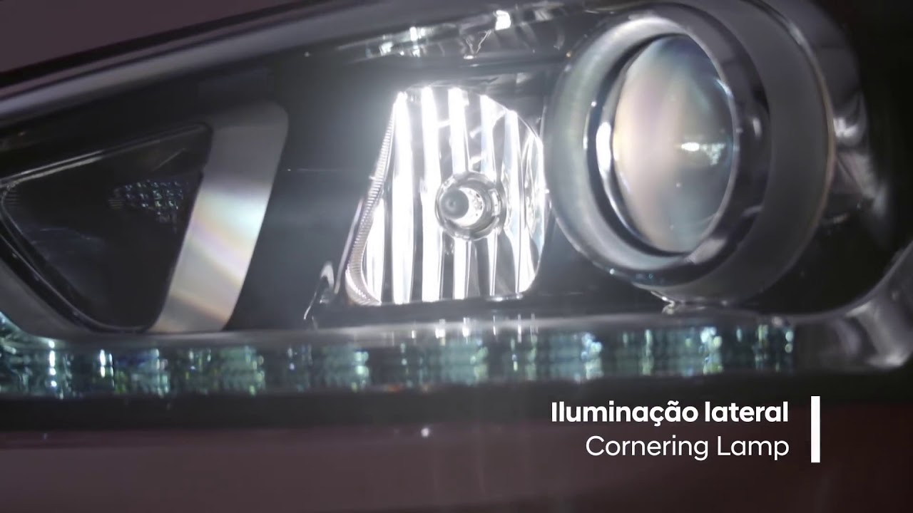 Hyundai Creta Sport Faróis com iluminação lateral Cornering Lamp1 YouTube